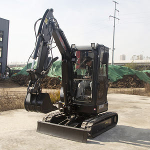 Мини-экскаватор EE30T-1 3 тонны с двигателем Yanmar 3TNV80F, опционально со стальными/резиновыми гусеницами, одобрен CE EPA - Product Image 2