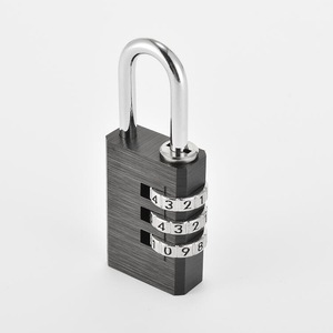 <span class=keywords><strong>Cadenas</strong></span> <span class=keywords><strong>à</strong></span> combinaison en aluminium massif RARLUX avec logo personnalisé, antivol, haute sécurité, <span class=keywords><strong>à</strong></span> 3 chiffres, 4 codes, durable pour bagages - Product Image 1
