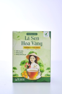 Mezcla de Té de Hierbas de Camelia Amarilla y Hoja de Loto, Premium, 2G, Sin Azúcar, 100% Natural, Apoyo para la Salud, Marca NMPT, Orgánico, Vietnam - Product Image 6