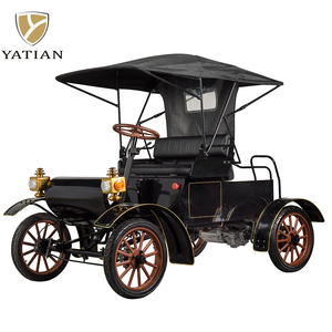Bus touristique de parc d'attractions de style ancien de 1903, voiture électrique classique - Product Image 1