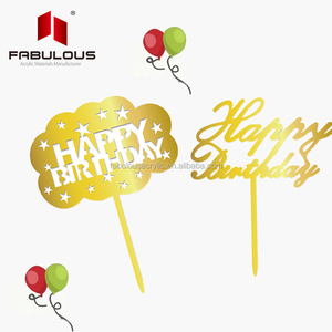 Cumpleaños divertido estilo acrílico <span class=keywords><strong>LOL</strong></span> Pastel de Bodas Topper personalizado de corte por láser de plexiglás pastel 生日快乐的杂技风格L - Product Image 1