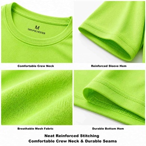 T-shirt de sport respirant personnalisé avec logo, en polyester, séchage rapide, pour la course à pied, la gym, la compression, vente en gros pour hommes - Product Image 5