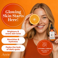 Sérum Visage Vitamine C Anti-Âge Éclaircissant Correcteur Taches Brunes Hydratant Soin de la Peau pour Femmes Marque Privée