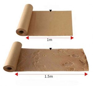 Rollo de Cojín de Cartón Ecológico Reciclado con Diseño de Panal de Abeja Personalizado para Mudanzas, Envíos, Regalos, Impresión Portátil - Product Image 2