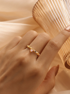 Anillo de Plata 925 para Mujer, Diseño Floral con Gema Moonlight, Color Rosa Dulce, para Uso Diario - Product Image 2