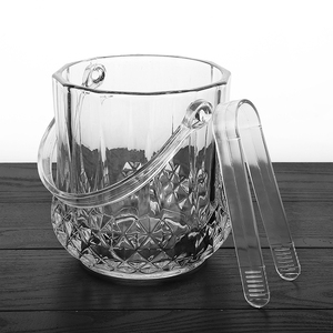 Tùy Chỉnh Xô Đá Biểu Tượng Hình Lục Giác Rõ Ràng Sang Trọng Kim Cương Dưới Cùng Xô Đá Ngoài Trời Khổng Lồ Rượu Thủy Tinh Bia Ice Xô - Product Image 5