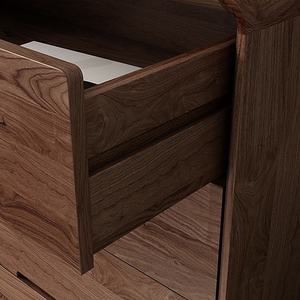 Gabinete de almacenamiento de estilo nórdico de madera maciza, cajón de pie <span class=keywords><strong>para</strong></span> dormitorio moderno Simple con cajones elegantes, <span class=keywords><strong>armarios</strong></span> - Product Image 4