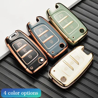 Housse de protection pour clé télécommande de voiture en TPU, nouveau Design adapté pour Hyundai Solaris 2 Elantra i30 i35 i40 coque de protection pour porte-clés accessoires automobiles