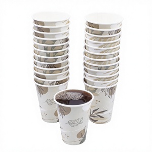 Gobelet en papier jetable à paroi simple de 2,5 à 16 oz, portable, anti-fuite, pour emporter, avec couvercle personnalisé - Product Image 1