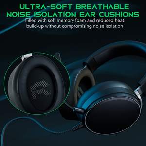 Cuffie da gioco Black Shark GOBLIN X2 per PC, PS4, PS5, Switch, Xbox, audio surround spaziale 7.1, microfono staccabile <span class=keywords><strong>con</strong></span> cancellazione del rumore - Product Image 6