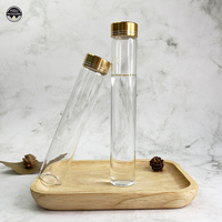 Flacon en verre tubulaire en borosilicate à col vissé, de 5 ml à 30 ml, avec bouchon en aluminium pour le stockage de sucre et de collations, forme cylindrique