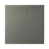 Receveur de douche carré en résine SMC antidérapant CE personnalisé 90x90 cm