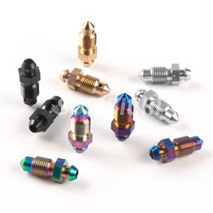 Sistema de freno de mano de pezones de purga rectos de acero inoxidable SUMEICHI AN3 AN4 Accesorios de freno en color personalizado - Product Image 1