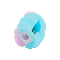 Nouvelle Conception Taille-Crayon Mécanique pour Enfants, Forme Sirène Mignonne, 1 Trou, pour Filles, 2 Couleurs Bleu Jaune