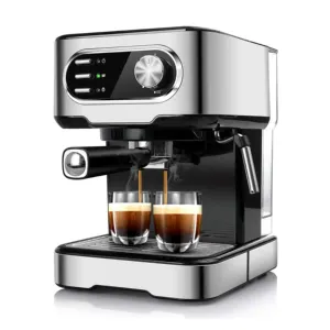 220V חצי אוטומטי Caffe מכונות אספרסו מכונת קפה 15 בר