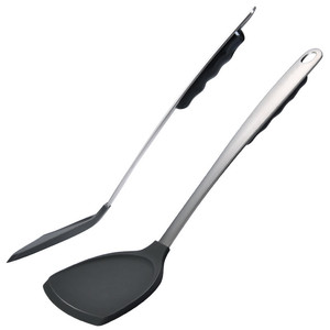 Silicone Spatula 304 Stainless Steel Non Stick Pan Spatula Kitchen Cooking Utensil Heat Insulating For Frying - Product Image 5