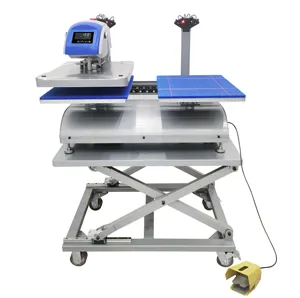 16x20 Double Plate Electric Sublimation Heat Press Machine With laser