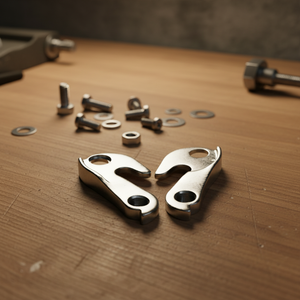 ตะขอเกี่ยวเกียร์จักรยานเสือภูเขา/เสือหมอบ อเนกประสงค์ ทำจากโลหะผสม สำหรับติดตั้งชุดเกียร์หลัง อะไหล่จักรยานแข่ง/จักรยานเสือภูเขา - Product Image 3