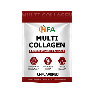 Poudre de collagène multi-sources pour la santé des cheveux, de la peau, des ongles, des articulations et des os, contenant du collagène bovin hydrolysé, fabriquée par un fournisseur OEM. - Product Image 4