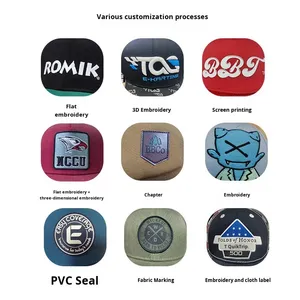 Casquette de baseball unisexe en maille respirante et imperméable, 6 panneaux, avec logo brodé en PVC, style vintage sportif et formel, personnalisable et de haute qualité - Product Image 4