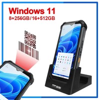 6,5 pulgadas impermeable resistente móvil Windows 11 Tablet PC Intel 8G RAM 256G ROM colector de datos Industrial Terminal de mano PDA