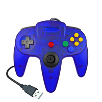 Joystick de mango de juego con cable USB a precio de fábrica para consola de videojuegos Nintendo N64 con vibración