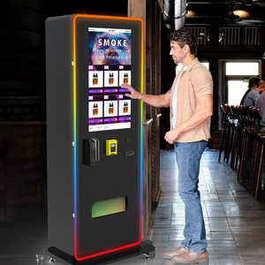 Distributeur automatique mural Zhongda de 32 pouces avec roulettes, acceptant les paiements en espèces et par carte de crédit, compatible SDK, conforme ADA - Product Image 1