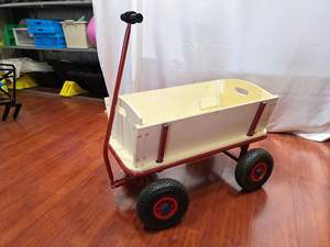 ガーデンキッズウッドトレイワゴンツールカートTC1812 - Product Image 6