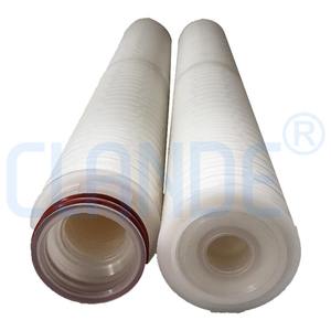 خرطوشة فلتر مياه صناعية 10 بوصات 0.45/20 ميكرون من الألياف الزجاجية المطوية لتنقية المياه بتقنية التناضح العكسي للتصفية بالتفريغ - Product Image 4