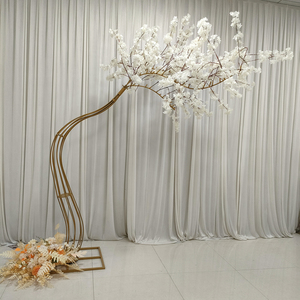 Sang Trọng S Hình Dạng Trong Nhà Kim Loại Cao Sakura Hoa Anh Đào Cây Nhân Tạo Hoa Đứng Cho Đám Cưới Tổ Chức Sự Kiện Trang Trí Sân Khấu - Product Image 5