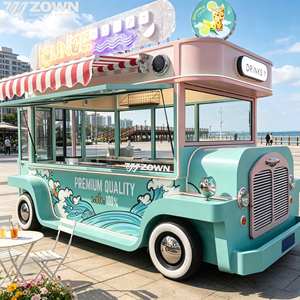 Camion de restauration mobile électrique personnalisé, équipé d'une fenêtre de service et d'accessoires de cuisine pour les snacks de rue, le café et les événements en plein air - Product Image 1