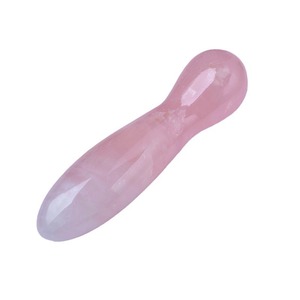Rose Quartz Massagem Vara Crystal Healing Wand para Rosto, Costas e Pés Luxo Relaxamento e Bem-Estar Presente - Product Image 6