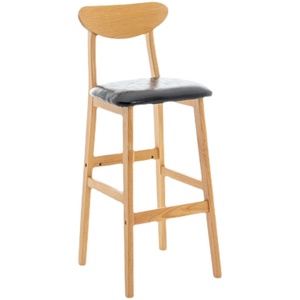 Restaurant Bar <span class=keywords><strong>Counter</strong></span> Design Kommerzieller Barhocker Luxus Nordisches Design Zeitgenössischer hölzerner Bar stuhl Barhocker für die Küche - Product Image 5