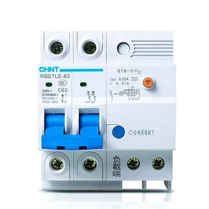 Chint NB7LE-63 Haushalts-Sicherheits-Leitungsschutzschalter <span class=keywords><strong>30mA</strong></span> RCCB Fehlerstromschutzschalter 1P+N 2P 3P 4P Kupfermaterial - Product Image 1