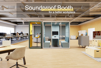Cabine de méditation insonorisée pour bureau, espace de travail silencieux et confortable, cabine téléphonique, studio de luxe insonorisé