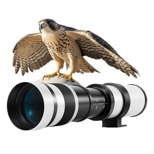 Objectif manuel super téléobjectif zoom 420-800 mm, adapté à une utilisation en extérieur avec les appareils <span class=keywords><strong>photo</strong></span> <span class=keywords><strong>reflex</strong></span> et hybrides Canon, Nikon et Sony - Product Image 6