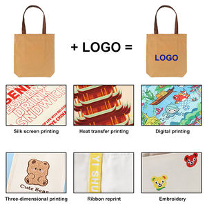 <span class=keywords><strong>Bolsa</strong></span> de Compra Personalizada de Algodón Orgánico 100% Ecológica para Sublimación con Logotipo - Product Image 2