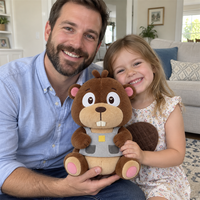 Peluche Castor Adorable OEM – Vente Directe Usine, Couleurs/Expressions/Tailles Personnalisables, Production en Petites Séries Disponible