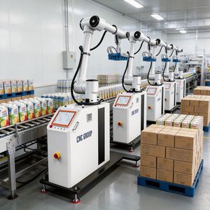 Robot de palettisation collaboratif à 6 axes équipé de moteurs à commande PLC, système de palettisation automatique industriel avec une charge utile de 20 à 50 kg - Product Image 5