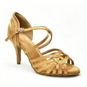 <span class=keywords><strong>Zapatos</strong></span> <span class=keywords><strong>de</strong></span> <span class=keywords><strong>Baile</strong></span> Latino para Mujer, Color Bronceado, Satinados, Tacón Alto, Punta Abierta, Tiras Cruzadas, <span class=keywords><strong>Zapatos</strong></span> <span class=keywords><strong>de</strong></span> <span class=keywords><strong>Salsa</strong></span> para Salón <span class=keywords><strong>de</strong></span> <span class=keywords><strong>Baile</strong></span>, <span class=keywords><strong>Zapatos</strong></span> <span class=keywords><strong>de</strong></span> Competición <span class=keywords><strong>de</strong></span> <span class=keywords><strong>Baile</strong></span> Latino - Product Image 1