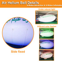 Ballon publicitaire gonflable en PVC, dirigeable à l'hélium, à vendre