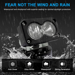 Stock 20W White LED 3 Inch Square <strong>Work</strong> <strong>Light</strong> Waterproof 12V 24V Fog/Driving <strong>Lights</strong> for Cars ATVs UTVs Trucks-New Condition - Product Image 5