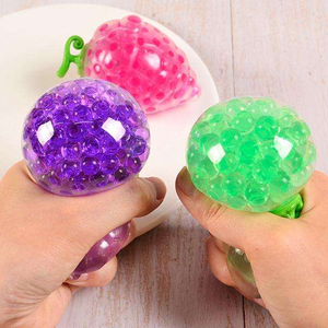 2025 Funny Hot Selling Water Beads Stress <b>Balls</b> Cute Strawberry TPR <b>Squeeze</b> Fidget Toys for Children Antistress - Product Image 4