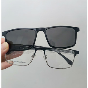 Cổ phiếu bán buôn rõ ràng Mix Chất lượng cao đầy đủ <span class=keywords><strong>rim</strong></span> clip trên Kính mát ngẫu nhiên <span class=keywords><strong>Acetate</strong></span> kính mặt trời từ khung - Product Image 2