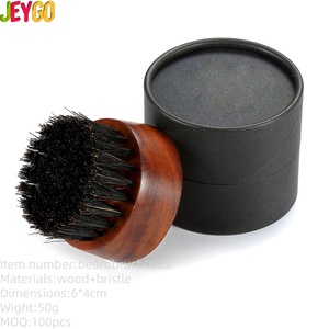 <span class=keywords><strong>Brosse</strong></span> à <span class=keywords><strong>barbe</strong></span> pour hommes - <span class=keywords><strong>Brosse</strong></span> à poils de sanglier petite et ronde - Kits de toilettage pour hommes en bois - Product Image 1