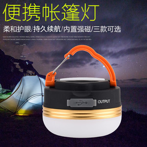 Mini Lámpara de Camping LED Recargable, Portátil, para Tienda de Campaña, Luz de Emergencia para Exteriores con Gancho y Puerto de Salida - Product Image 5