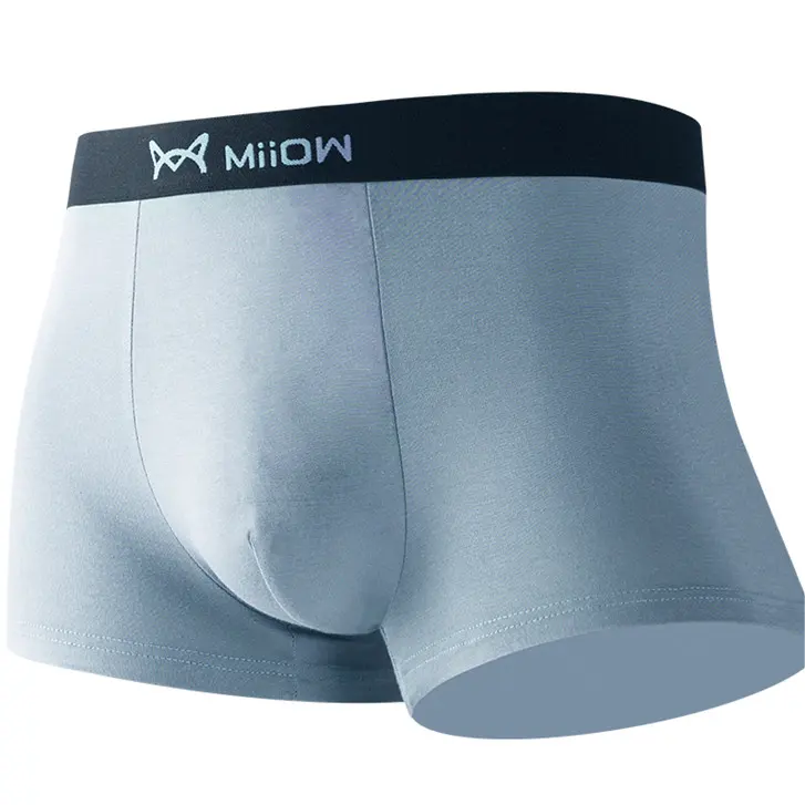 MiiOW Soft and silky modal underwear for men Multicolor Comfortable Seamless Panties hane pictures mens boxer briefs