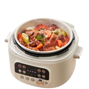 Olla a Presión Eléctrica Bear de 4L, Multifuncional, Automática, para el Hogar, con Revestimiento de Cerámica, Operación con un Solo Toque - Product Image 4