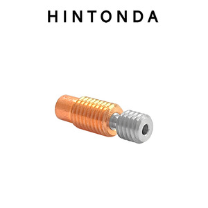 Tuyau en alliage de titane E3D V6, bimétallique cuivre-acier inoxydable, pièces d'imprimante 3D entièrement filetées, niveau 10.9 poli - Product Image 2