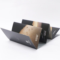 Vente en gros de dépliants en papier de format personnalisé Brochure en papier dépliant publicitaire en papier imprimé dépliants cosmétiques maquillage soins de la peau entreprise
